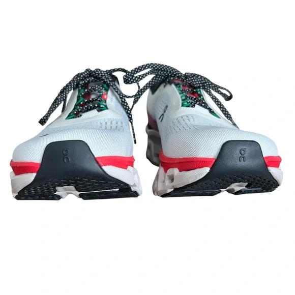 On Women’s Cloudmonster 2 Ivory Red Comfy Lightweight Running Shoes Size 9 - Picture 3 of 10